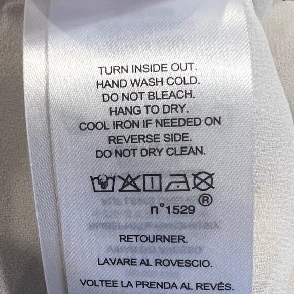 Ralph Lauren Women's Belt-Print Pleated Metallic Multi Cream Skirt, size 4 - Picture 9 of 9